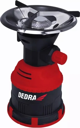 Изображение Dedra Kuchenka turystyczna gazowa z zaponem PIEZO, kartusz 190g