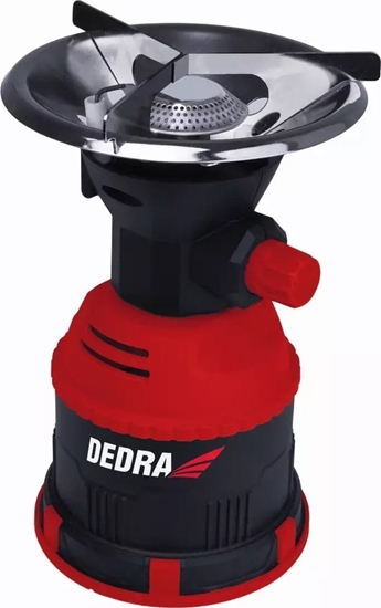Изображение Dedra Kuchenka turystyczna gazowa z zaponem PIEZO, kartusz 190g