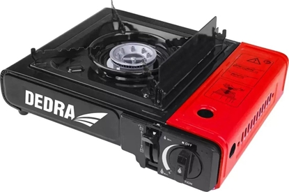 Изображение Dedra Kuchenka turystyczna w walizce, PIEZO, kartusz 227g