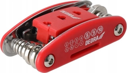 Attēls no Dedra Multitool rowerowy zestaw naprawczy 15szt, CRV