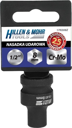 Изображение Dedra Nasadka udarowa 1/2'', 8x38mm, stal Cr-Mo