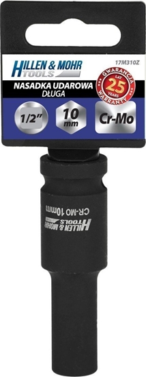 Изображение Dedra Nasadka udarowa duga 1/2'', 24x78mm, stal Cr-Mo