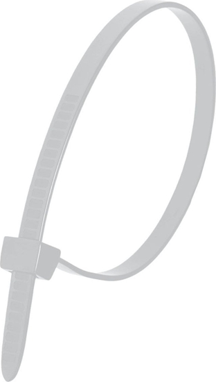 Изображение Dedra Nylonowe opaski zaciskowe biae 7,6x370mm (100szt.)