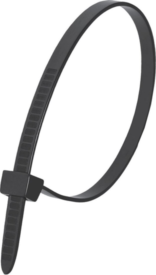 Изображение Dedra Nylonowe opaski zaciskowe czarne 7,6x370mm (100szt.)