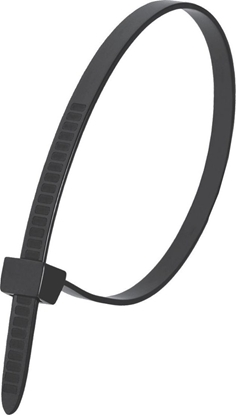 Изображение Dedra Nylonowe opaski zaciskowe czarne 7,6x370mm (25szt.)