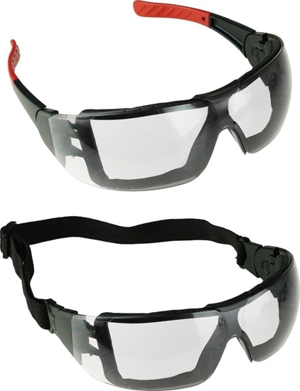 Изображение Dedra Okulary ochronne przeciwzamgl. F K N,pian.Eva, zausz.+gumka