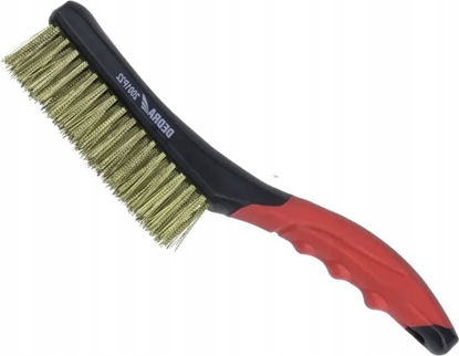 Picture of Dedra Szczotka druciana 4-rzdowa, mosidz, 260mm, dwumat.uchwyt