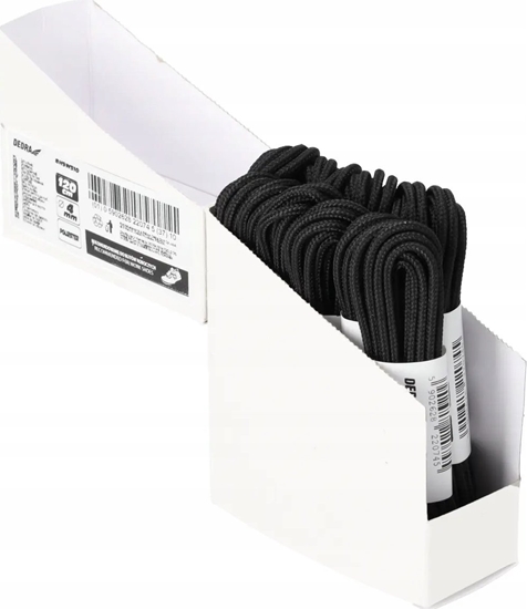 Picture of Dedra Sznurówki do butów 120cm, czarne