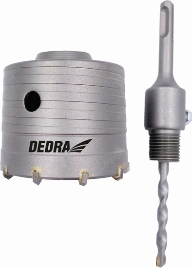 Изображение Dedra Wierto koronkowe 80mm HM z uchwytem SDS+