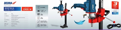 Picture of Dedra Wiertnica do betonu statyw r. max 205mm 2300W