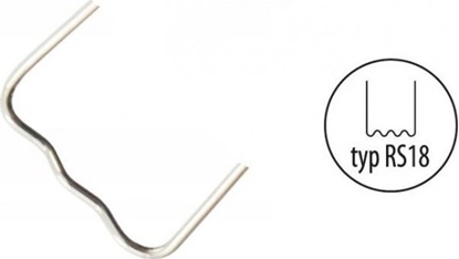 Picture of Dedra Zszywki do plastiku typ RS18, 0.8mm, maa fala,100szt