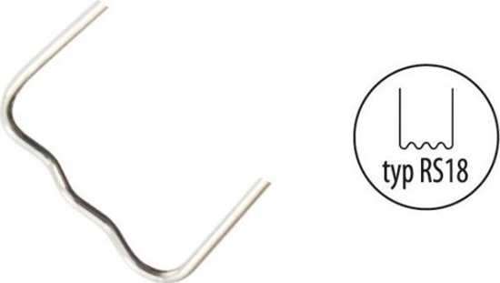 Picture of Dedra Zszywki do plastiku typ RS18, 0.8mm, maa fala,100szt