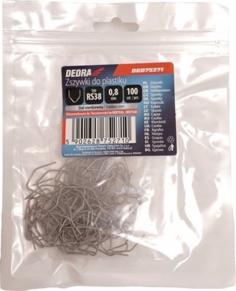 Picture of Dedra Zszywki do plastiku typ RS38, 0.8mm, V do naroników ,100szt