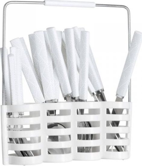 Picture of Dekoracja domu Komplet 24 sztuców ze stojakiem biae