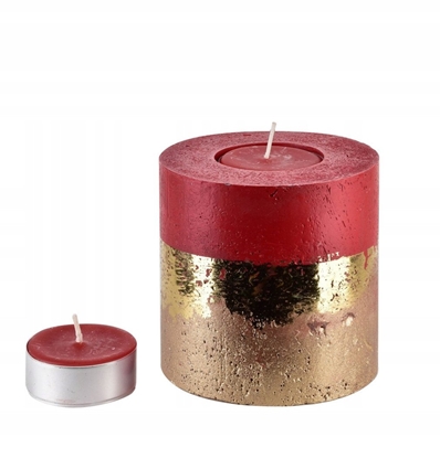 Picture of Dekoracja witeczna Affek Design WIECA LAMPION WALEC OMBRE RED 120