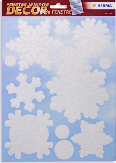 Picture of Dekoracja witeczna Herma HERMA FENSTERBILD A4 SCHNEEFLOCKE