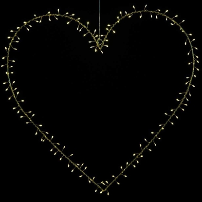 Picture of Dekoracja witeczna Sirius Liva Cluster heart, 140LED