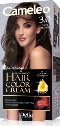 Attēls no Delia Delia Cosmetics Cameleo Farba permanentna Omega+ nr 3.0 Dark Brown