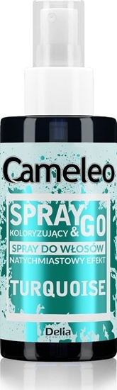 Picture of Delia Delia Cosmetics Cameleo Spray & Go Spray koloryzujcy do wosów - TURQUOISE 150ml
