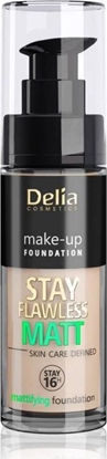 Attēls no Delia Delia Cosmetics Stay Flawless Matt Podkad matujcy 16H nr 405 Peach Natural 30ml