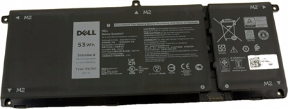 Изображение Dell Battery, 53WHR, 4 Cell,
