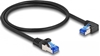Picture of Delock RJ45 Network Cable Cat.6A S/FTP straight / right angled 0.5 m black