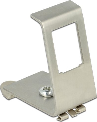 Picture of Delock Keystone Metal Mounting 1 Port for DIN rail