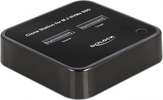 Picture of Delock M.2 Docking Station for 2 x M.2 NVMe PCIe SSD with Clone function
