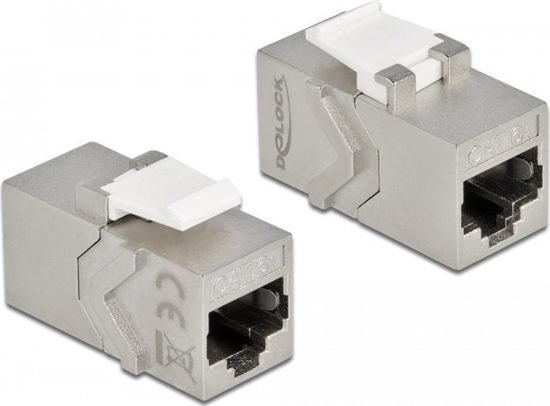Picture of Delock Keystone Module RJ45 jack to RJ45 jack Cat.6A