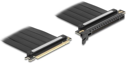 Picture of Delock Riser Card PCI Express 4.0 x16 male to x16 slot with cable 30 cm