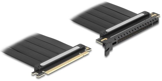 Picture of Delock Riser Card PCI Express 4.0 x16 male to x16 slot with cable 30 cm