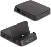 Picture of Delock Smartphone Docking Station 4K with integrated holder - HDMI / USB / Hub / SD / Micro SD for Android or Windows