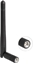 Изображение Delock WLAN 802.11 ac/ax/a/b/g/n Antenna RP-SMA plug 2 dBi omnidirectional with tilt joint black