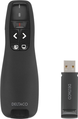 Изображение Deltaco Pultelis prezentacijoms su lazeriniu rodikliu DELTACO, veikia iki 15 m atstumu / WP-001