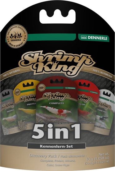 Picture of Dennerle Shrimp King 5in1 maistas krevetms (5vnt x 6g)