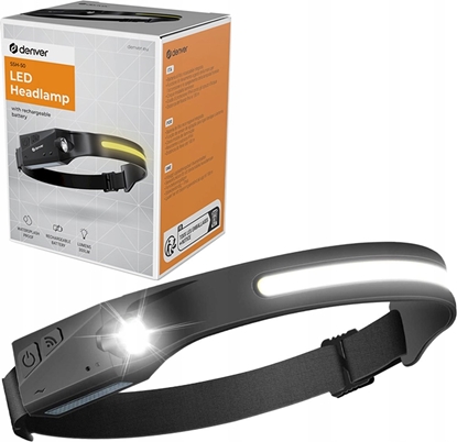 Изображение Denver SSH-50 LED-Head Lamp with Battery and Sensor