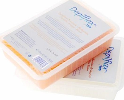 Picture of Depilflax DEPILFLAX 100 PARAFINA POMARACZA I BRZOSKWINIA 500 G