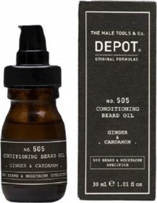 Attēls no Depot Depot No. 505 Conditioning Beard Oil Ginger & Cardamom 30 ml