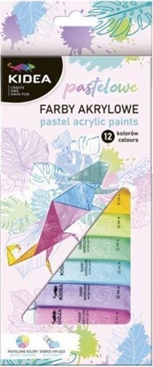 Изображение Derform FARBY AKRYL 12KOL 12ML PASTEL W TUB DERF KIDEA