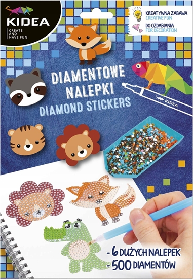 Изображение Derform MOZAIKA CEKIN SPRZYL NAKLEJ ZWIERZETA DERF KIDEA