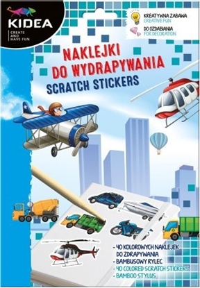 Picture of Derform NAKLEJ DO WYDRAPYW 180X260/5ARK POJAZDY KIDEA