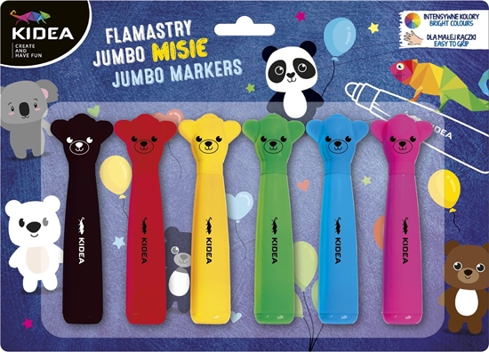 Изображение Derform PISAKI 6KOL JUMBO Z FIGUR MISIE KIDEA B/C