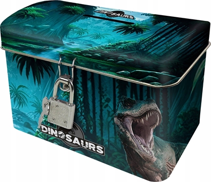 Picture of Derform SKARBONKA MET ZAM KUFEREK DINOZAUR A 19 DERF FOL