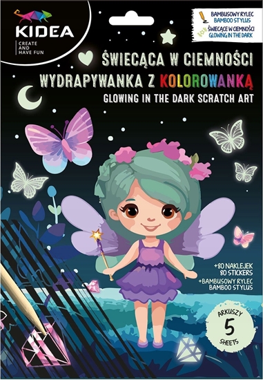 Изображение Derform WYDRAPYWANKA 180X260/5ARK MAGIC SWIEC W CIEMN KI