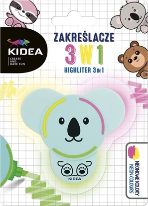 Picture of Derform ZAKRESLACZ 3KOL Z FIGURKA KIDEA DERF B/C