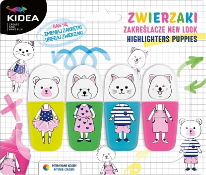 Picture of Derform ZAKRESLACZ 4KOL ZWIERZAKI KIDEA DERF B/C