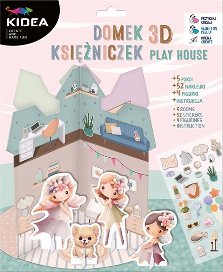 Picture of Derform ZEST KREAT DOMEK KART KSIEZNICZ 3D AKC KIDEA PUD