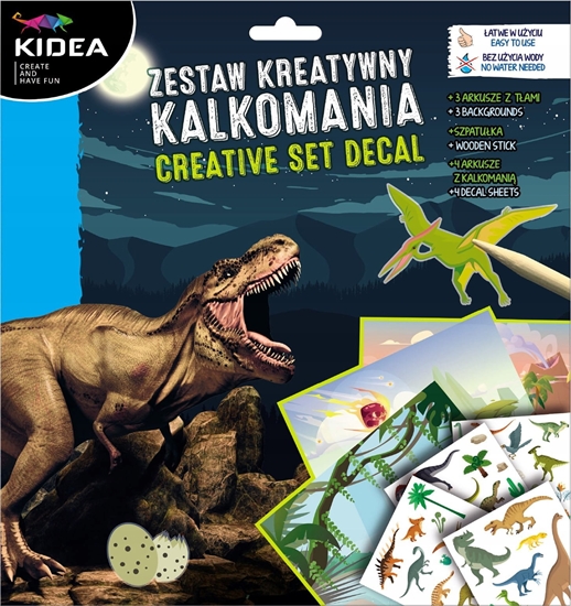 Picture of Derform ZEST KREAT KALKOMANIA DINOZAURY KIDEA PUD