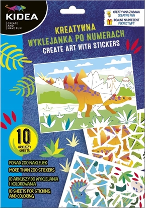 Picture of Derform ZEST KREAT WYKLEJ DINOZAURY 10ARK DERF KIDEA PUD