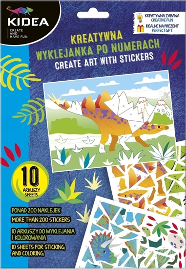 Picture of Derform ZEST KREAT WYKLEJ DINOZAURY 10ARK DERF KIDEA PUD